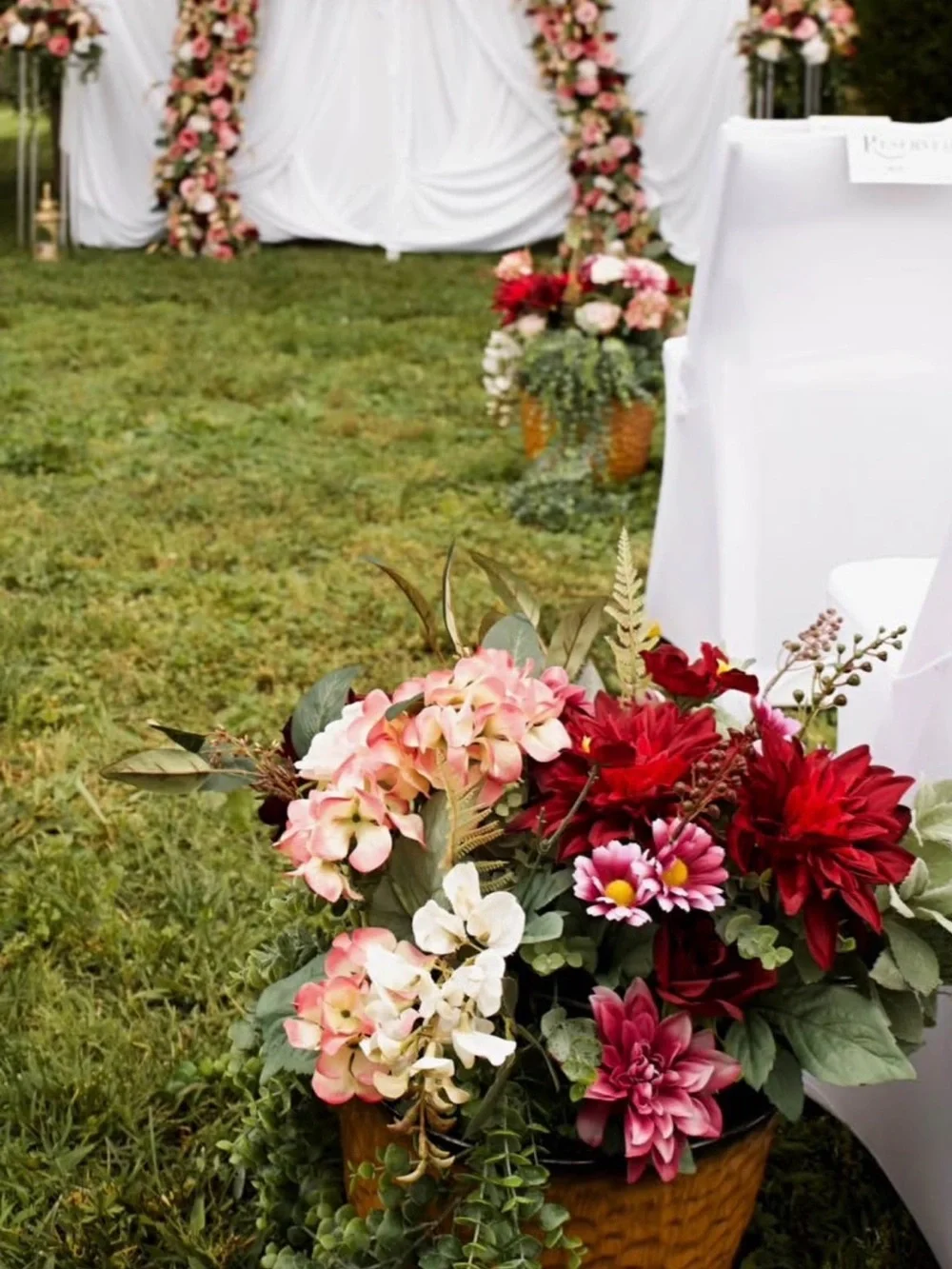 Wedding Florals- Faux Flowers